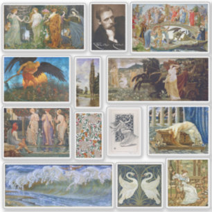 Walter Crane Art Gallery Sticker Sheet