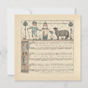 Walter Crane Baa Baa schwarzes Schaf Kinderreim