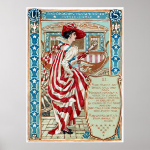 Walter Crane Columbia Courship United Staaten Poster