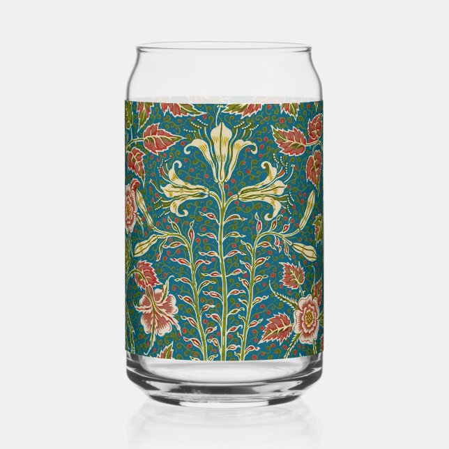 Walter Crane Lily and Rose Blume Design Dosenglas (Vorderseite)