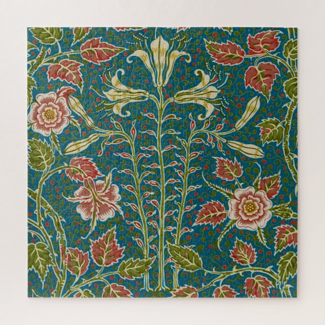 Walter Crane Lily and Rose Blume Design Puzzle (Vertikal)