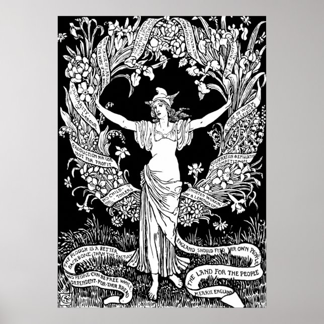 WALTER CRANE POSTER (Vorne)