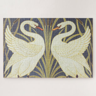 Walter Crane Schwan, Binse Und Iris Jugendstil Puzzle