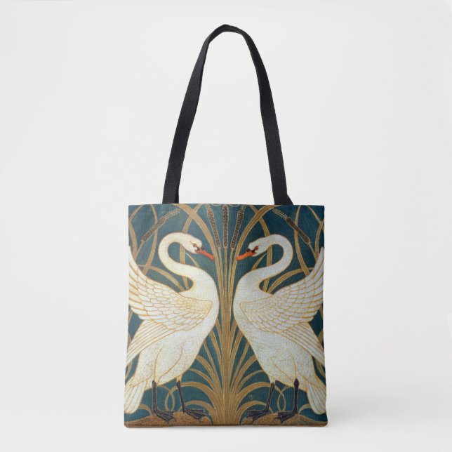 Walter Crane Schwan, Eilrush und Iris Jugendstil (Vorderseite)