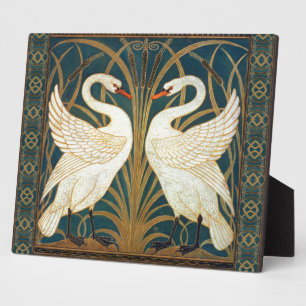 Walter Crane Schwan, Eilrush und Schwertlilie Art Fotoplatte