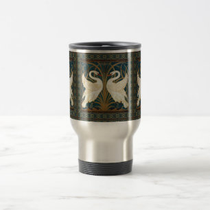 Walter Crane Schwan, Eilrush und Schwertlilie Art Reisebecher