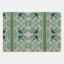 Walter Crane Swallows and Almonds Geschenkpapier Set