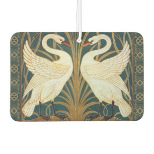 Walter Crane Swan, Rush and Iris Art Nouveau Autolufterfrischer