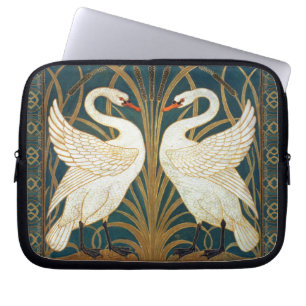 Walter Crane Swan, Rush and Iris Art Nouveau Laptopschutzhülle