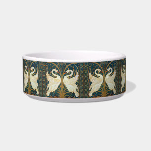 Walter Crane Swan, Rush and Iris Art Nouveau Napf