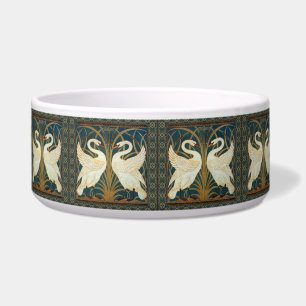 Walter Crane Swan, Rush and Iris Art Nouveau Napf