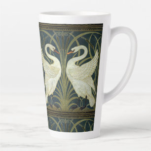 Walter Crane Swan & Rush und Iris viktorianisch Milchtasse