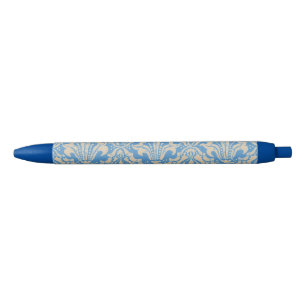 Walter Crane Vintage Blaue Samen- und Blumenkunst Kugelschreiber