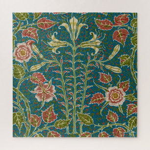 Walter Crane Vintage Lily und Rose Floral Puzzle