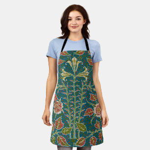 Walter Crane Vintage Lily und Rose Floral Schürze