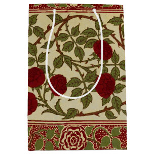 Walter Crane Vintage Rosamund Rote Rose Florale Ku Mittlere Geschenktüte