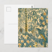 Walter Crane - Vintages Art Nouveau Macaw Muster