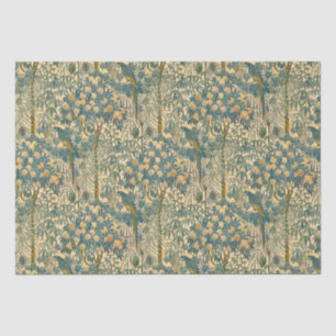 Walter Crane - Vintages Art Nouveau Macaw Muster Seidenpapier