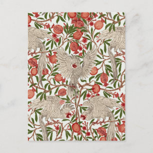 Walter Crane Weißer Kakadu Rote Granatapfel Kunst Postkarte