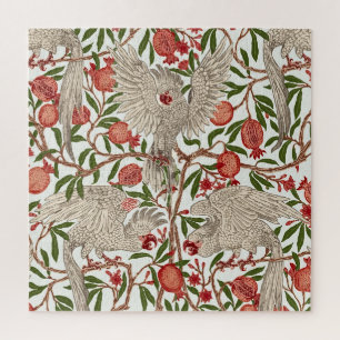 Walter Crane Weißer Kakadu Roter Granatapfel Kunst Puzzle
