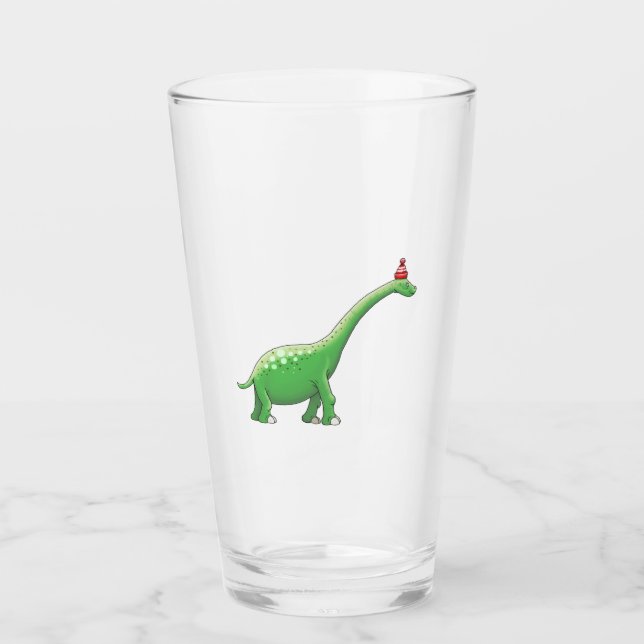 Walter der Dinosaurier Glas (Vorderseite)
