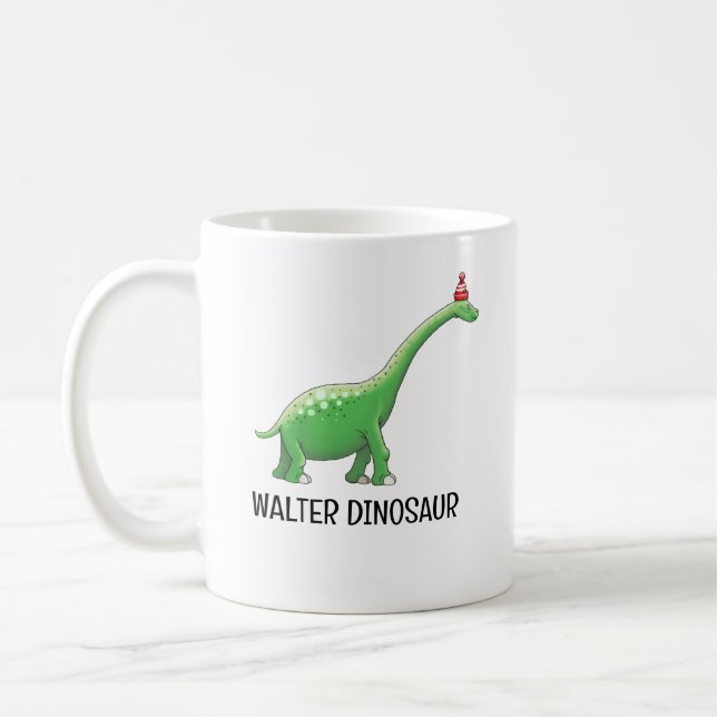 Walter der Dinosaurier Kaffeetasse (Links)