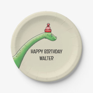 Walter der Dinosaurier Pappteller