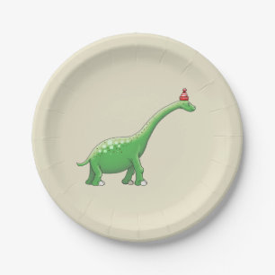 Walter der Dinosaurier Pappteller