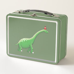 Walter der Langhalsdinosaurier Metall Brotdose