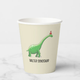 Walter die Dinosaurier Paper Cups Pappbecher