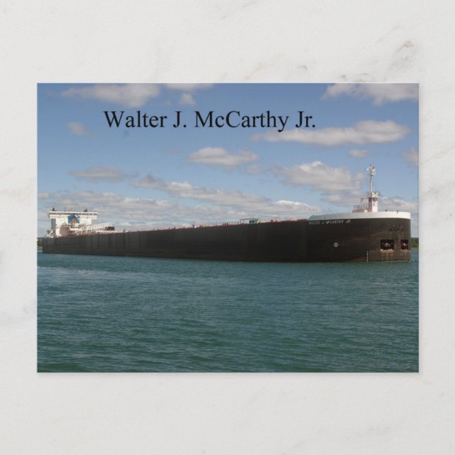 Walter J. McCarthy Jr. Postcard Postkarte (Vorderseite)