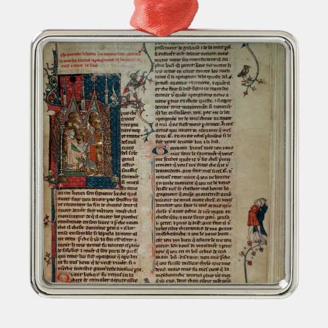Walter Map, der hinunter eine Geschichte der Silbernes Ornament (Vorne)