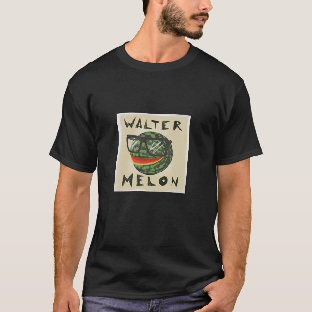 Walter-Melone der Wassermelone-Grafik-T - Shirt (Vorderseite)