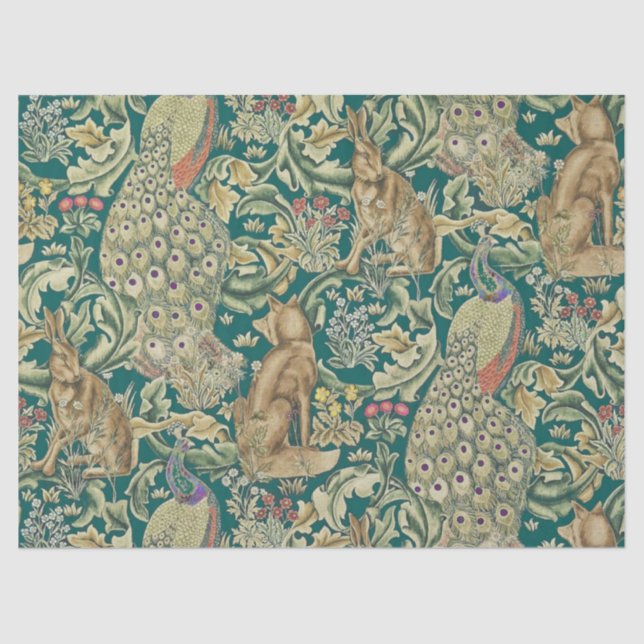 Walter Morris "Forest" Tissue Paper Seidenpapier (Vorderseite)