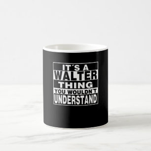 WALTER-Nachname Personalisiertes Geschenk Kaffeetasse