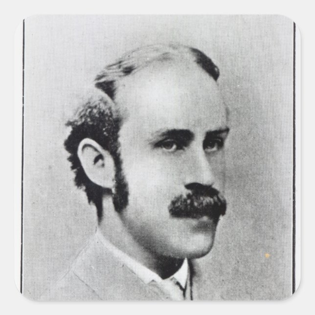 Walter Pater Quadratischer Aufkleber (Vorderseite)