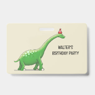 Walter the Dinosaur Ausweis