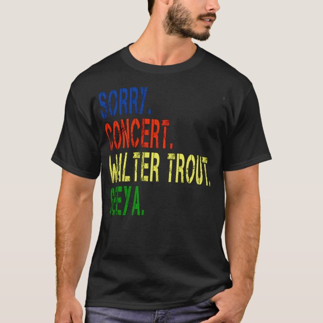 Walter Trout Music T-Shirt (Vorderseite)
