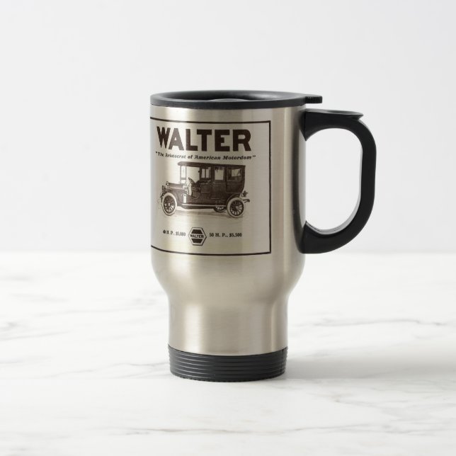 Walter Vintage-Werbung 1907 Reisebecher (Rechts)