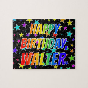 "WALTER" Vorname, Spaß "HAPPY BIRTHDAY" Puzzle