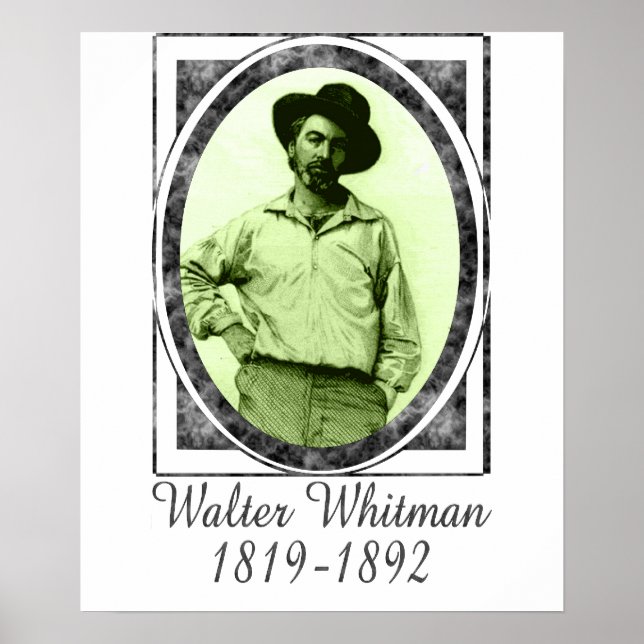 Walter Whitman Poster (Vorne)