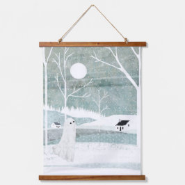 Walter Winter Wandteppich Mit Holzrahmen