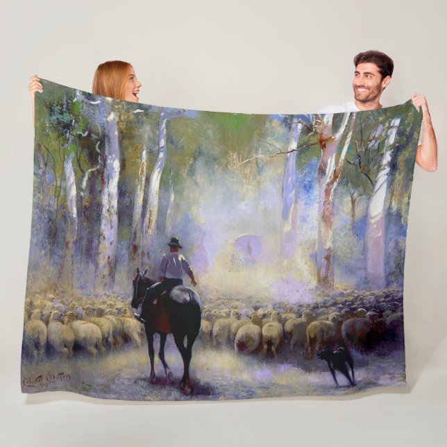 Walter Withers The Drover 1912 Australian Artist Fleecedecke (Beispiel)