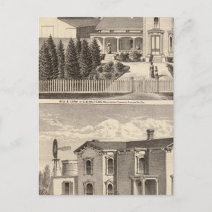 Walters, Crowell Residenzen, Bauernhof Postkarte