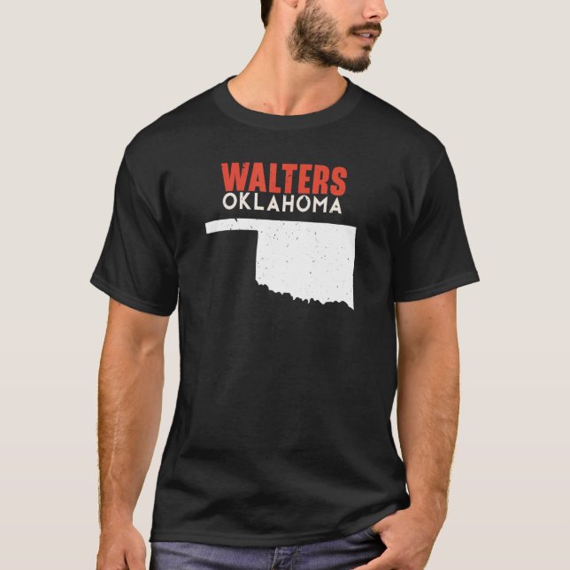 Walters USA Staat America Travel Oklahoman T-Shirt (Vorderseite)