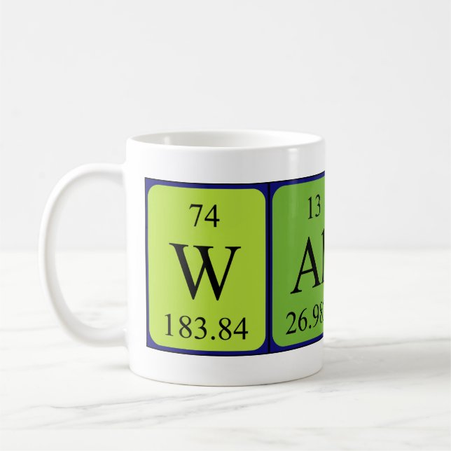 Walther Periodenname Tasse (Links)