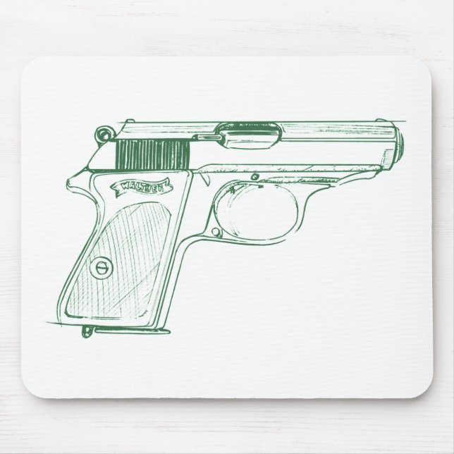 Walther PPK Mousepad (Vorne)