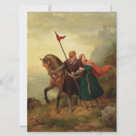 Walther und Hildegund fliehen mit ihrem Pferd Karte