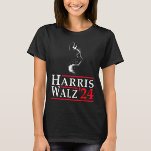 Waltz 2024 Funny Cat Abstimmung für Kamala Harris T-Shirt