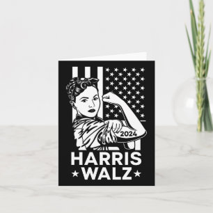 Waltz 2024 US-Flagge Kamala Harris Tim Walz Waltz  Karte